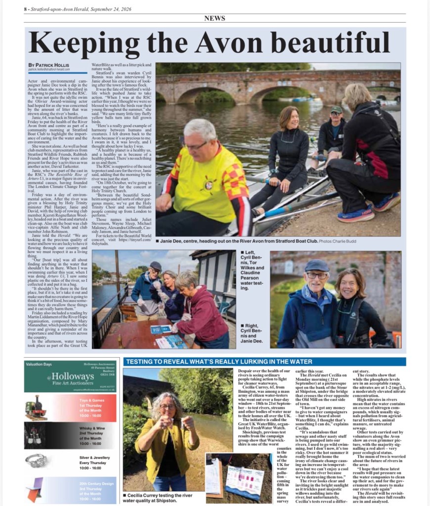 Stratford Herald news article